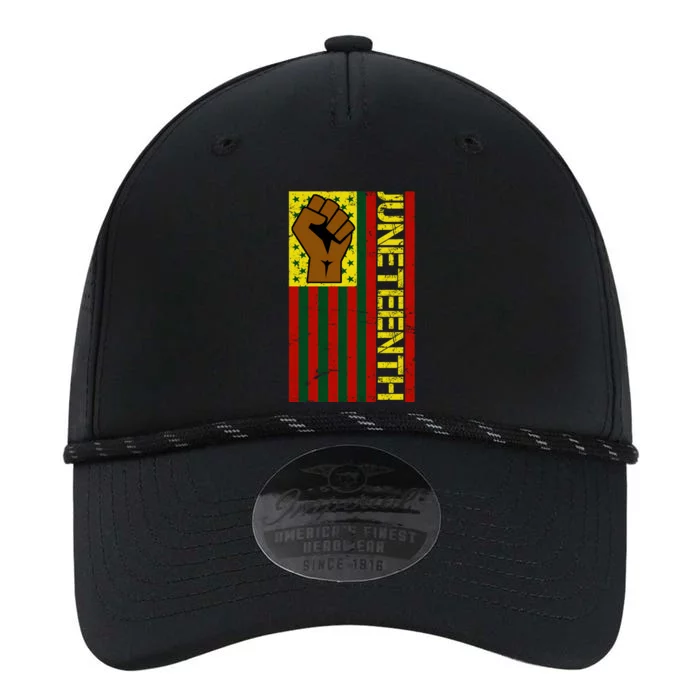 Juneteenth Flag Independence Day Vintage Celebration Performance The Dyno Cap