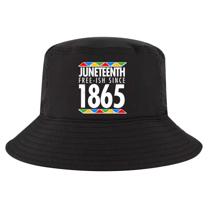 Juneteenth Free-ish Since 1865 African Colors Cool Comfort Performance Bucket Hat