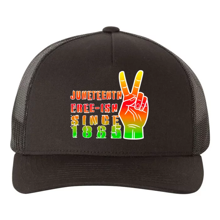 Juneteenth Freedom Day African American June 19th 1965 Yupoong Adult 5-Panel Trucker Hat