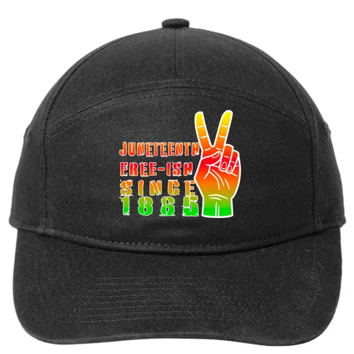 Juneteenth Freedom Day African American June 19th 1965 7-Panel Snapback Hat