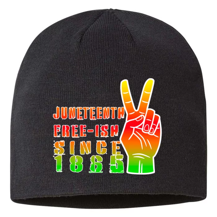 Juneteenth Freedom Day African American June 19th 1965 8 1/2in Sustainable Knit Beanie