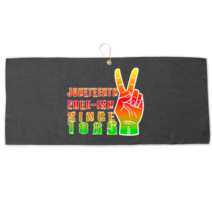 Juneteenth Freedom Day African American June 19th 1965 Large Microfiber Waffle Golf Towel