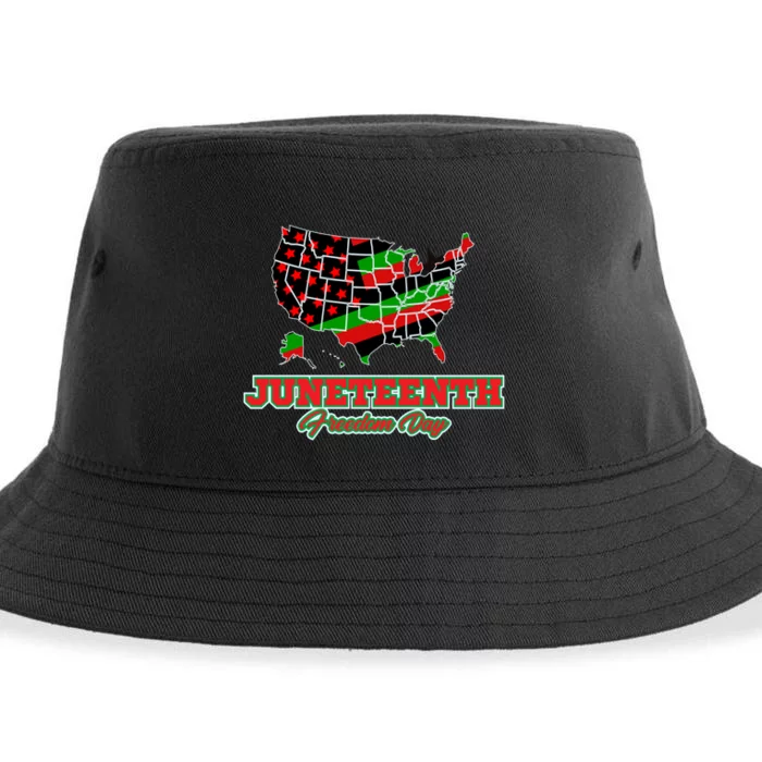 Juneteenth Freedom Day USA Sustainable Bucket Hat