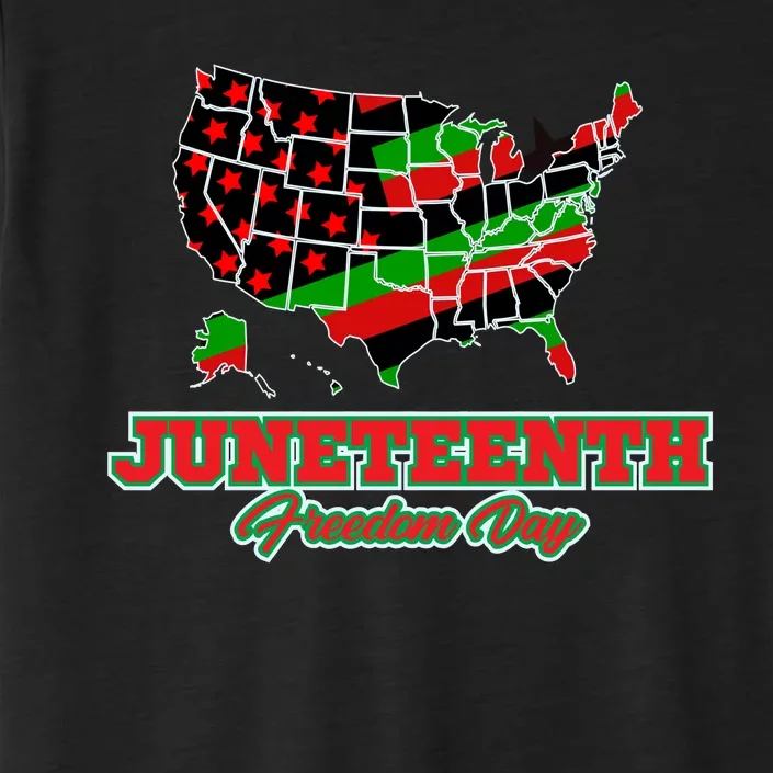 Juneteenth Freedom Day USA ChromaSoft Performance T-Shirt