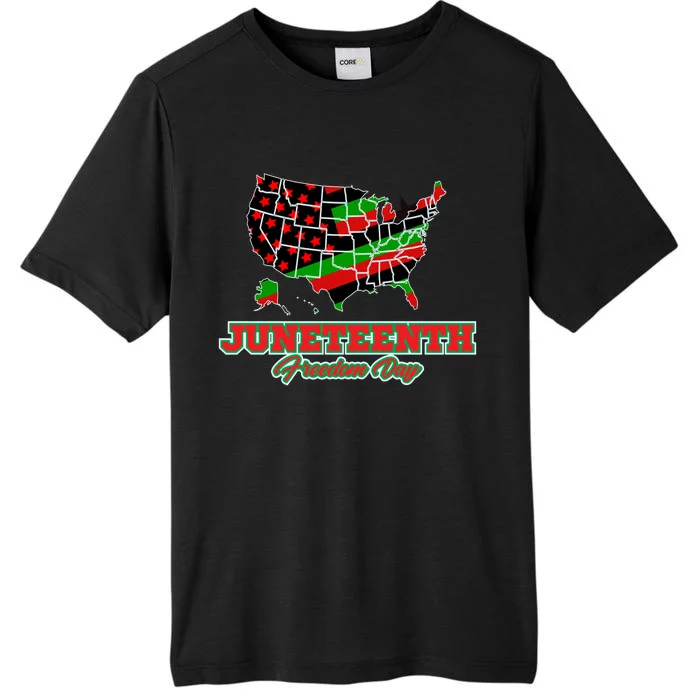 Juneteenth Freedom Day USA ChromaSoft Performance T-Shirt