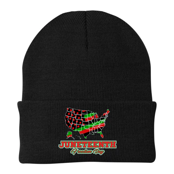 Juneteenth Freedom Day USA Knit Cap Winter Beanie