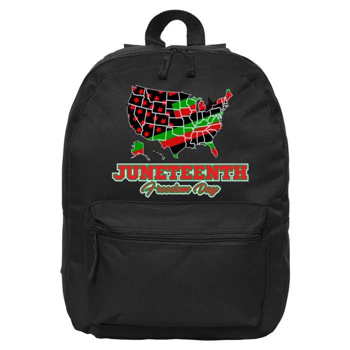 Juneteenth Freedom Day USA 16 in Basic Backpack