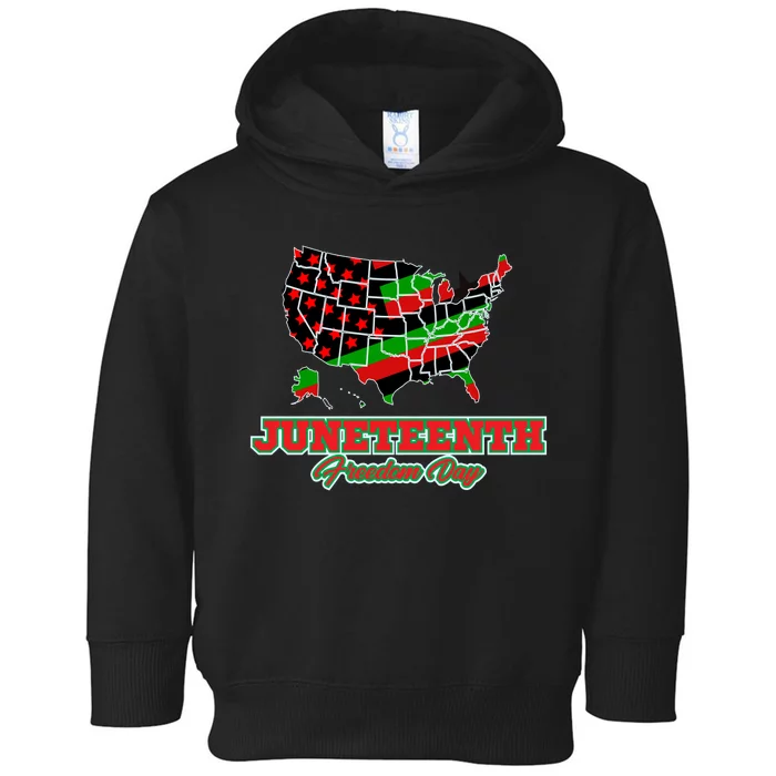 Juneteenth Freedom Day USA Toddler Hoodie