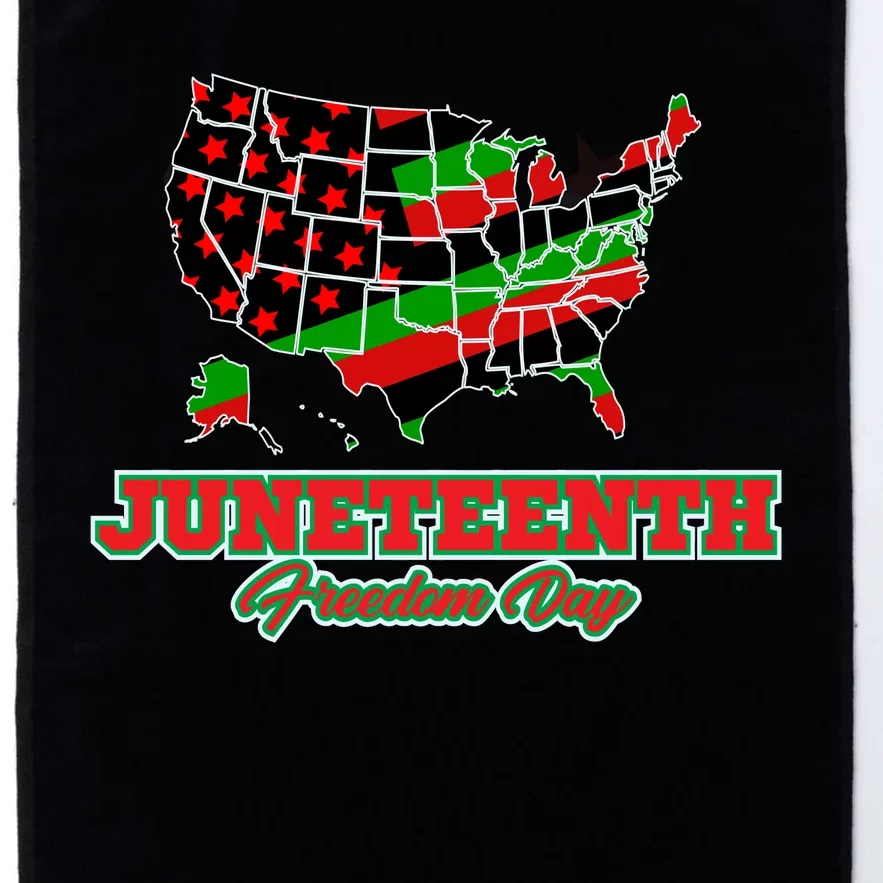 Juneteenth Freedom Day USA Platinum Collection Golf Towel