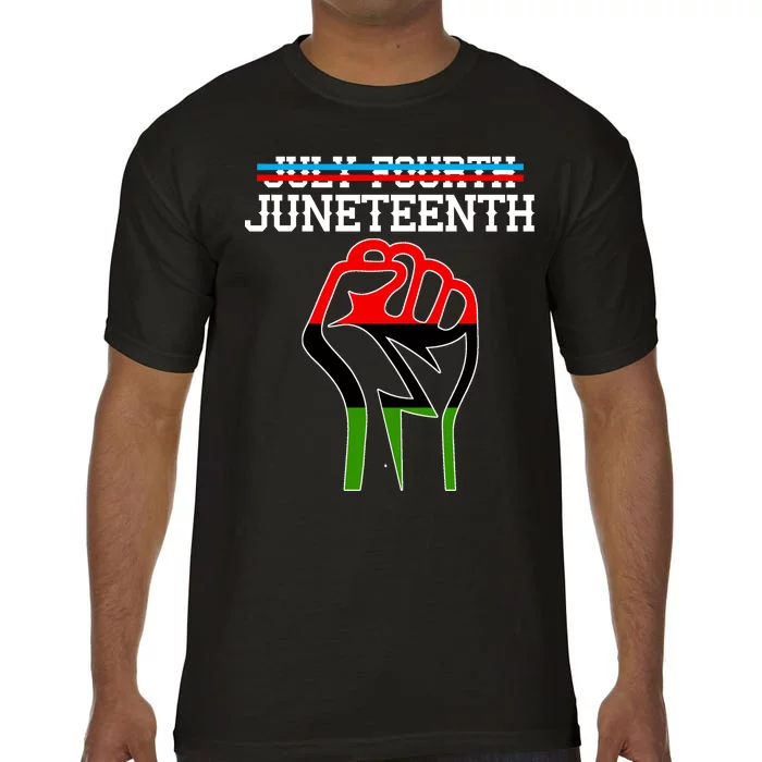 Juneteenth Freedom Fist Comfort Colors T-Shirt