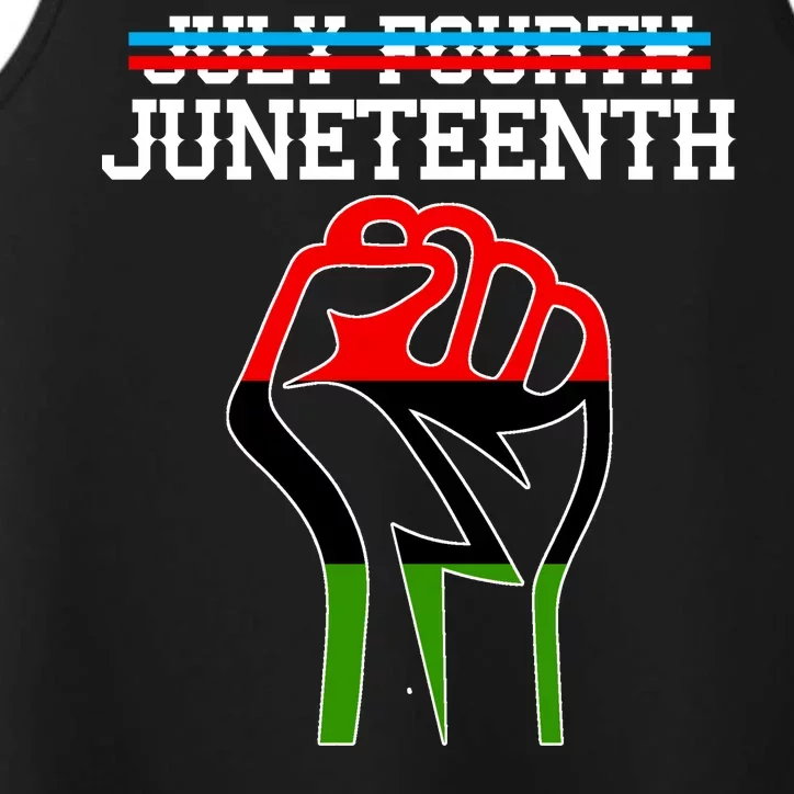 Juneteenth Freedom Fist Performance Tank