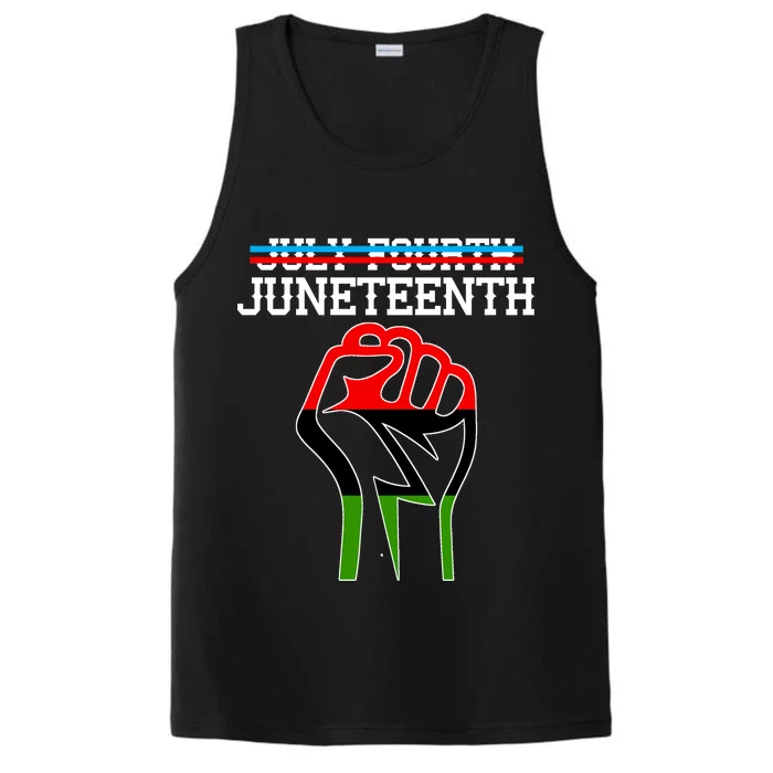 Juneteenth Freedom Fist Performance Tank