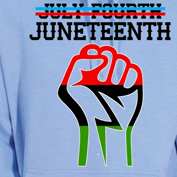 Juneteenth Freedom Fist Unisex Surf Hoodie