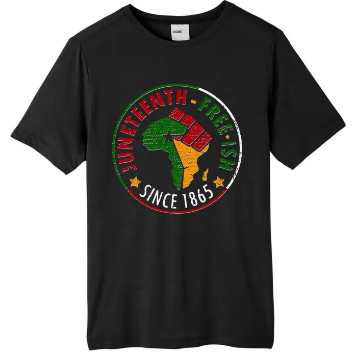 Juneteenth Freeish Since 1865 ChromaSoft Performance T-Shirt