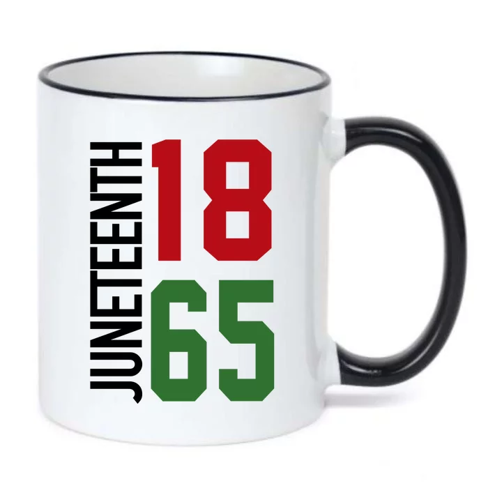 Juneteenth Jersey 1865 Black Color Changing Mug