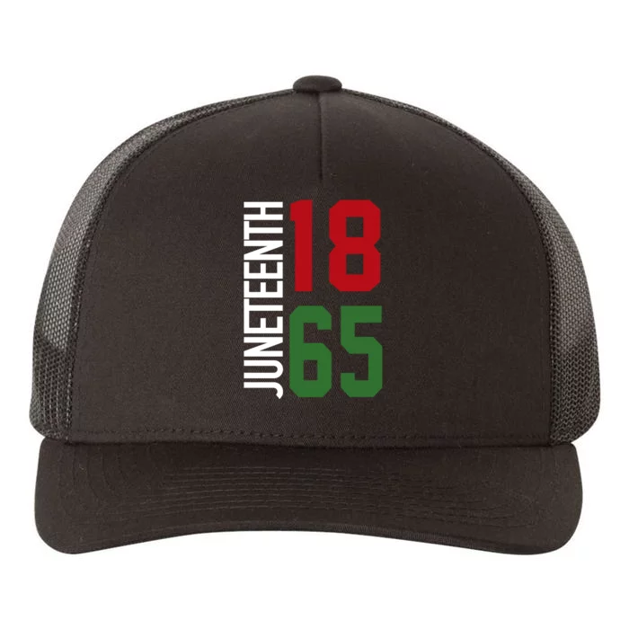 Juneteenth Jersey 1865 Yupoong Adult 5-Panel Trucker Hat