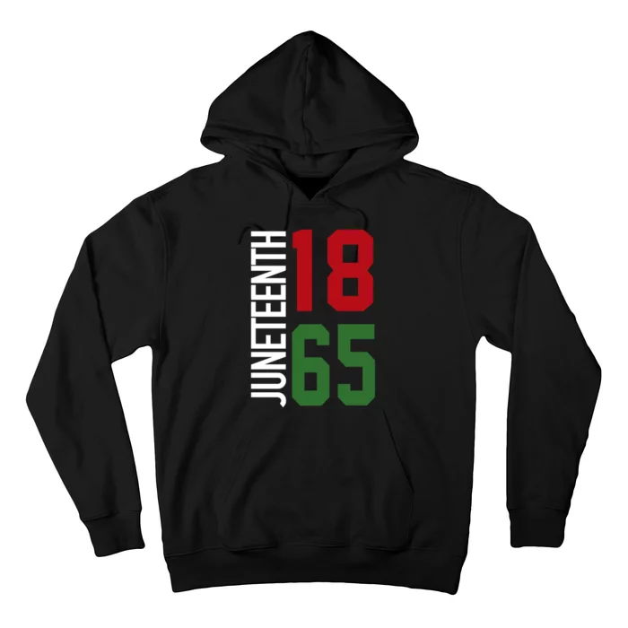 Juneteenth Jersey 1865 Hoodie