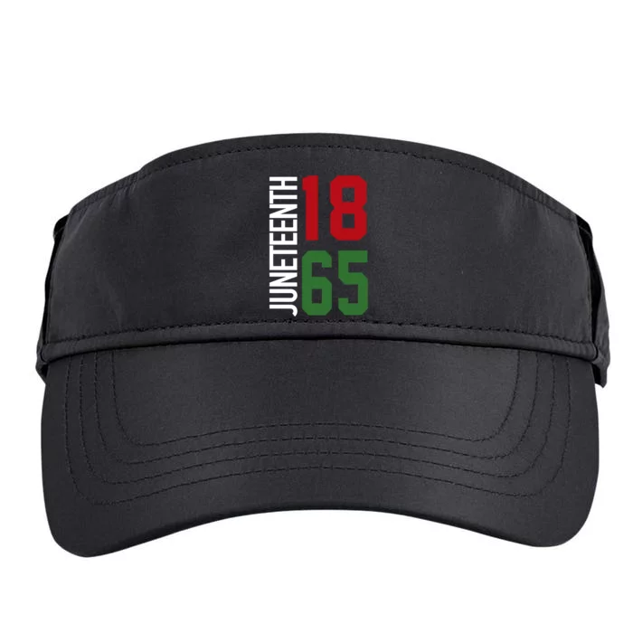 Juneteenth Jersey 1865 Adult Drive Performance Visor