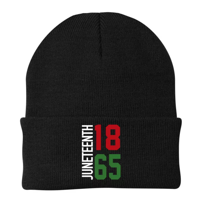 Juneteenth Jersey 1865 Knit Cap Winter Beanie