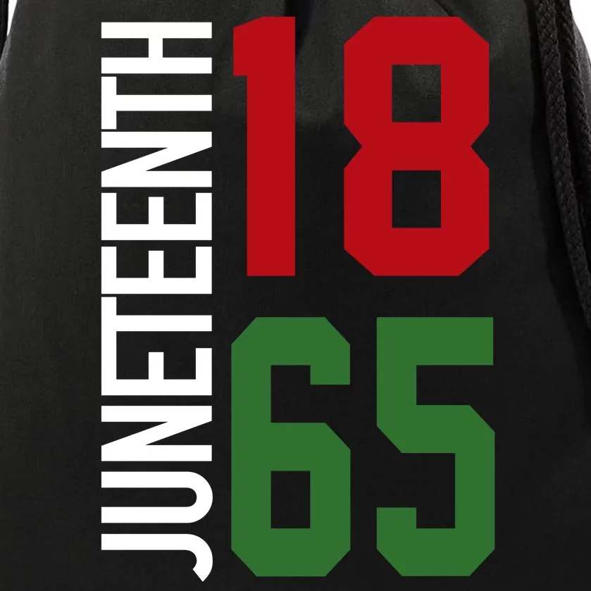 Juneteenth Jersey 1865 Drawstring Bag