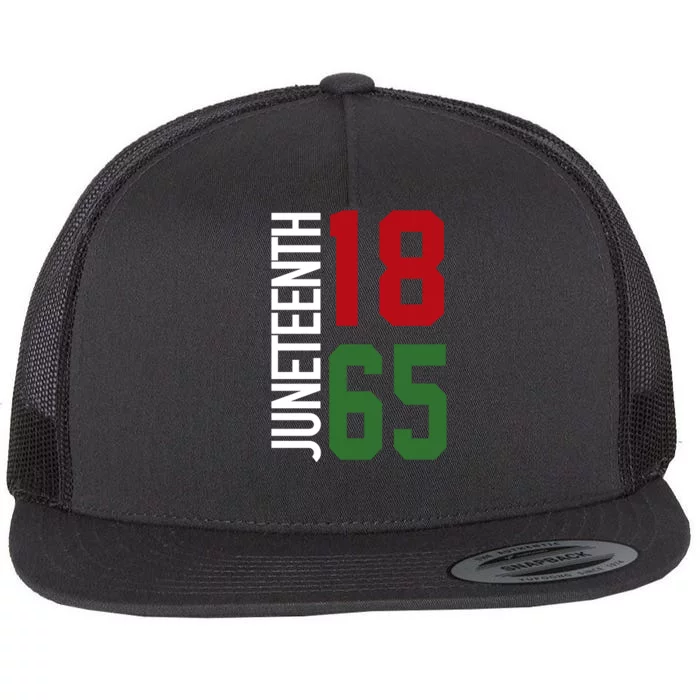 Juneteenth Jersey 1865 Flat Bill Trucker Hat