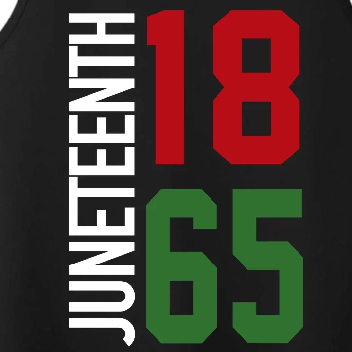 Juneteenth Jersey 1865 Performance Tank