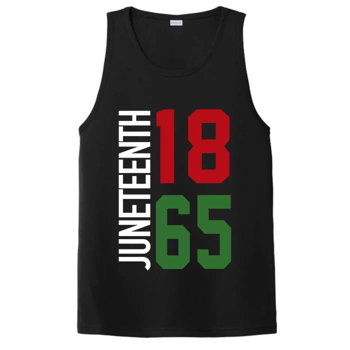 Juneteenth Jersey 1865 Performance Tank