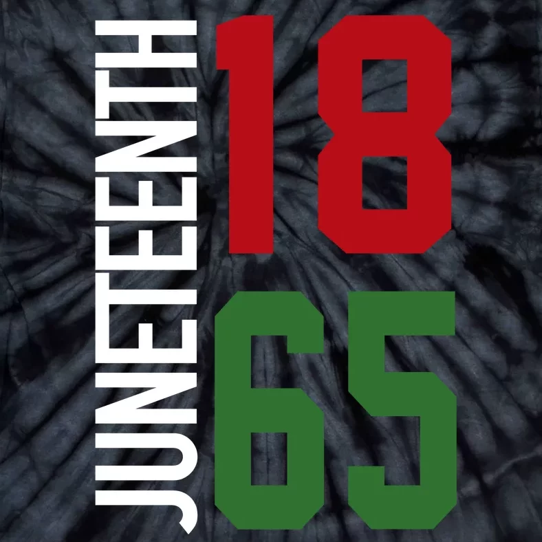 Juneteenth Jersey 1865 Tie-Dye T-Shirt