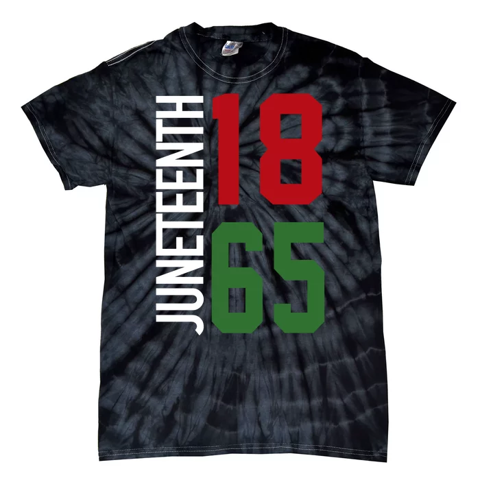 Juneteenth Jersey 1865 Tie-Dye T-Shirt