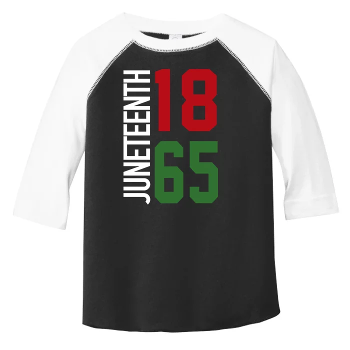 Juneteenth Jersey 1865 Toddler Fine Jersey T-Shirt