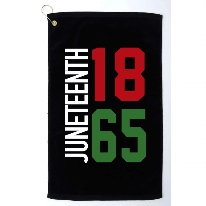 Juneteenth Jersey 1865 Platinum Collection Golf Towel