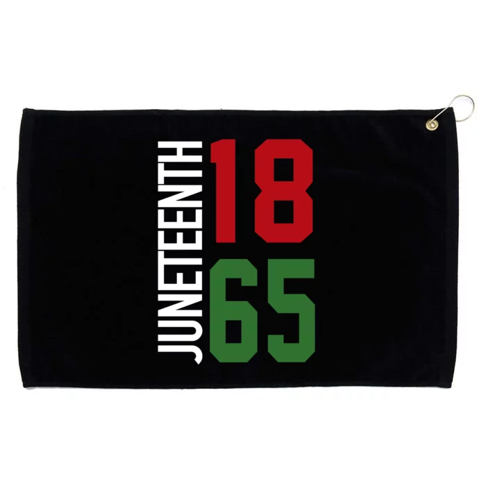 Juneteenth Jersey 1865 Grommeted Golf Towel