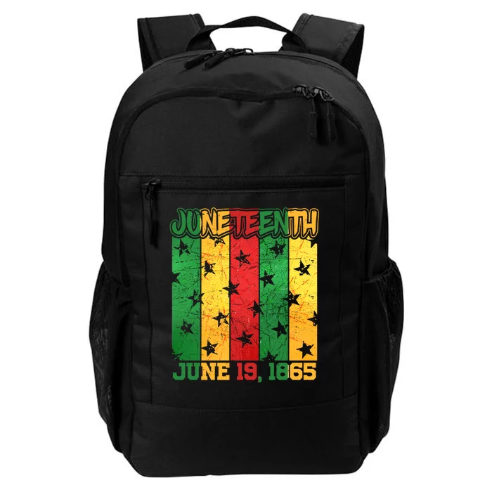 Juneteenth June 19 1865 Traditional Red Gold Green Daily Commute Backpack