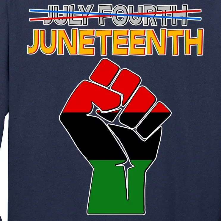 Juneteenth June 19th Traditional Colors Long Sleeve Shirt