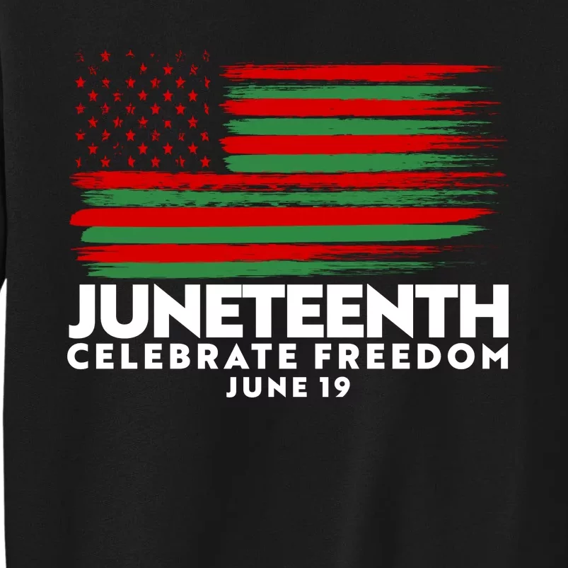 Juneteenth US Flag Celebrate Freedom June 19 Sweatshirt