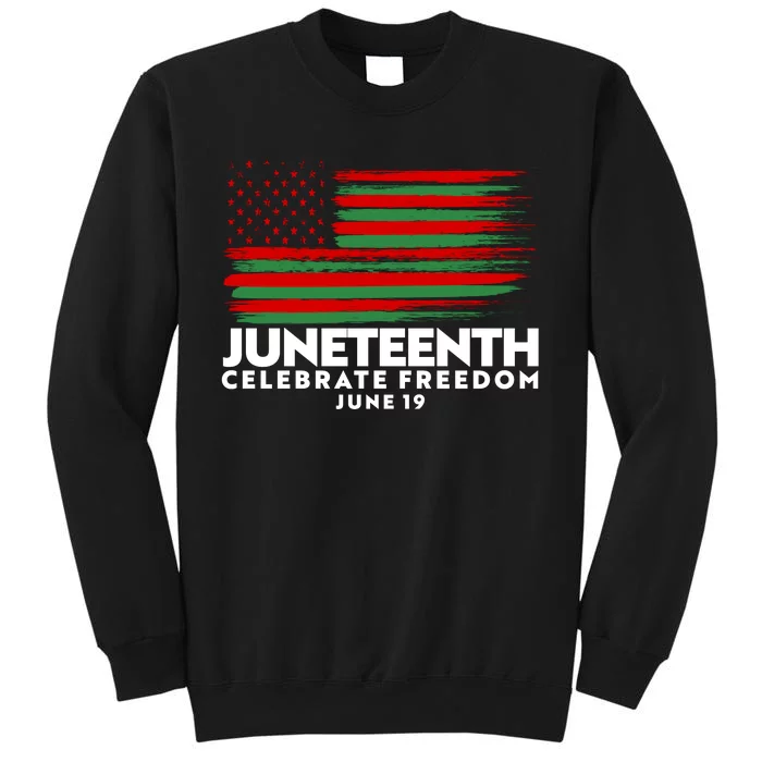 Juneteenth US Flag Celebrate Freedom June 19 Sweatshirt