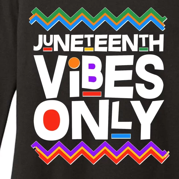 Juneteenth Vibes Only June 19 1865 Womens CVC Long Sleeve Shirt