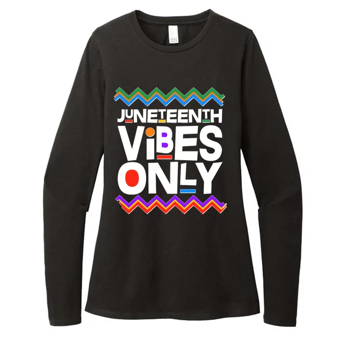 Juneteenth Vibes Only June 19 1865 Womens CVC Long Sleeve Shirt