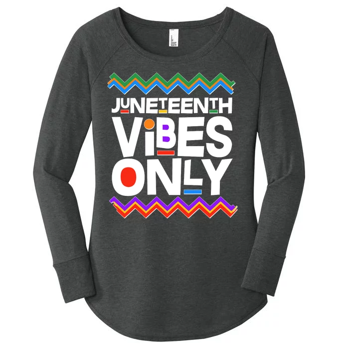 Juneteenth Vibes Only June 19 1865 Women's Perfect Tri Tunic Long Sleeve Shirt