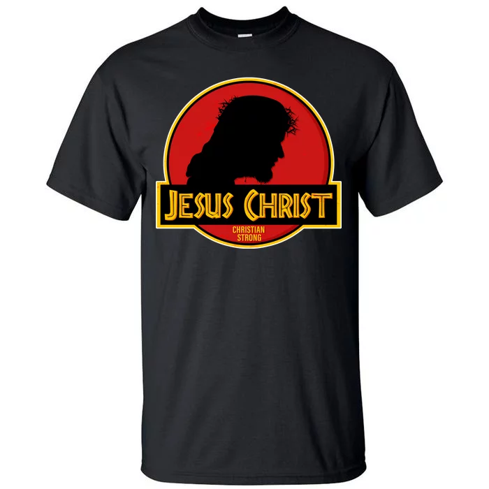 Jurassic Jesus Christ Christian Faith Tall T-Shirt