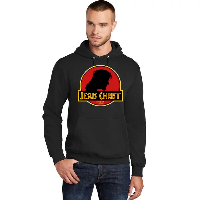 Jurassic Jesus Christ Christian Faith Tall Hoodie