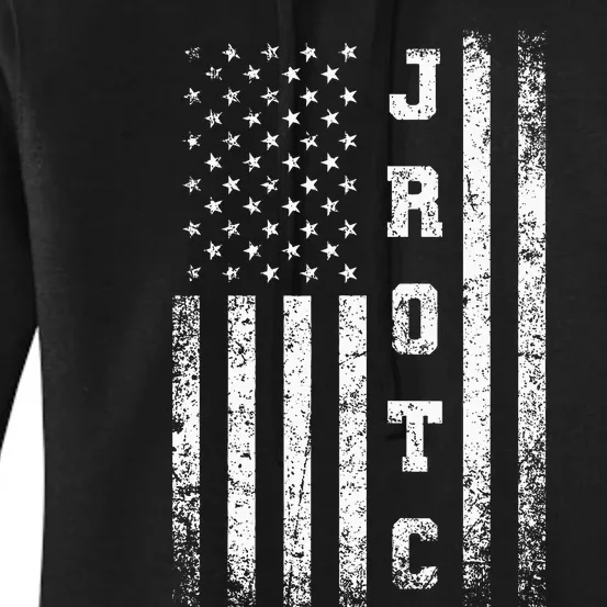 Jrotc United States Junior Rotc American Flag Cool Women's Pullover Hoodie