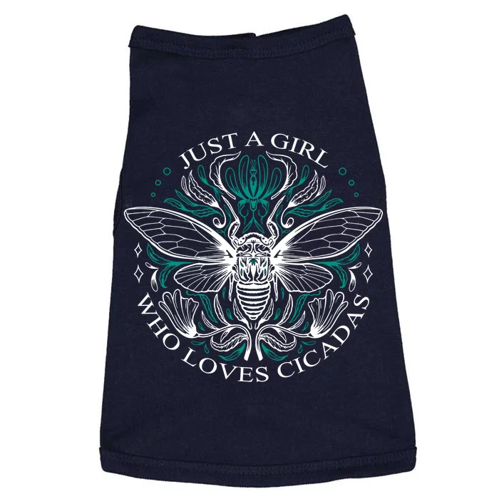 Just A Girl Who Loves Cicadas Doggie Tank