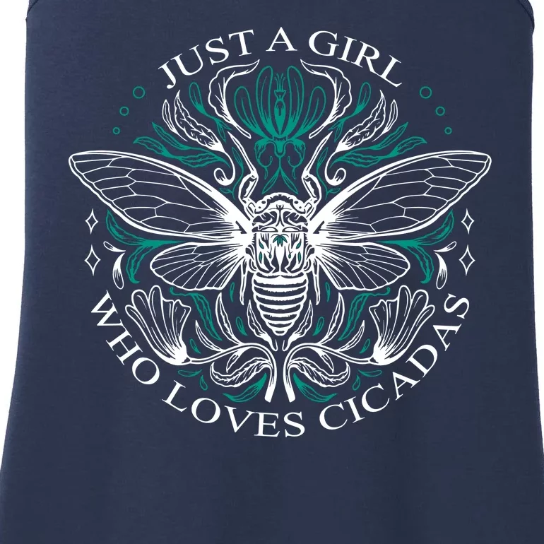 Just A Girl Who Loves Cicadas Ladies Essential Tank