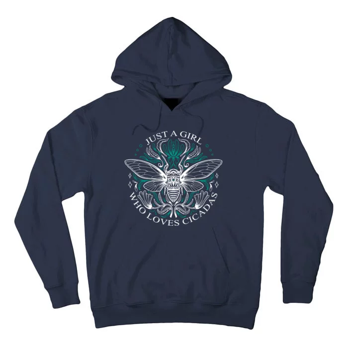 Just A Girl Who Loves Cicadas Tall Hoodie