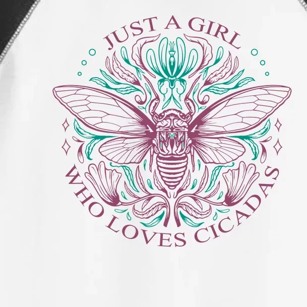 Just A Girl Who Loves Cicadas Toddler Fine Jersey T-Shirt