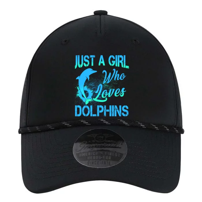 Just A Girl Who Loves Dolphins Performance The Dyno Cap