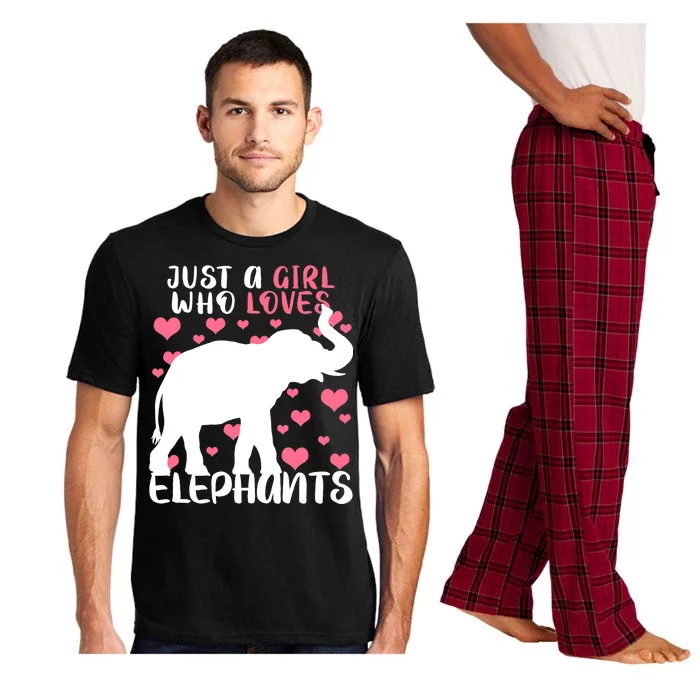 Just A Girl Who Loves Elephants Pajama Set