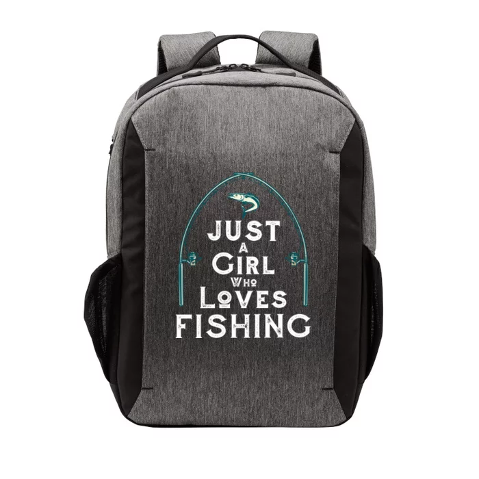 Just A Girl Who Loves Fishing Vector Backpack