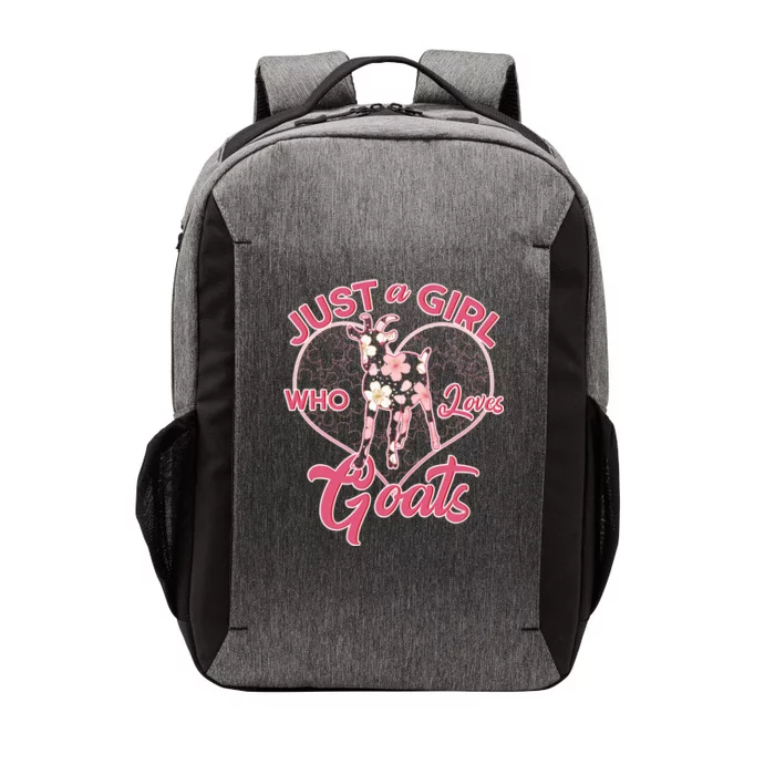 Just A Girl Who Loves Goats Vector Backpack